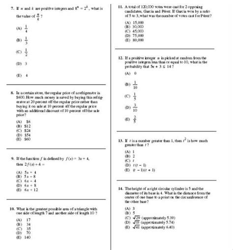 Printable Sat Practice Tests Pdfs 22 Free Official Sat First Grade - Sat First Grade
