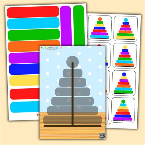 Printable Stacking Ring Pyramid Preschool Game Printable Worksheet Pyramid Preschool - Printable Worksheet Pyramid,preschool