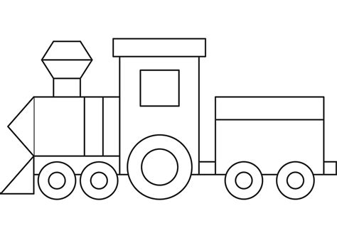 Printable Train Craft Learncreatelove Train Template For Preschool - Train Template For Preschool