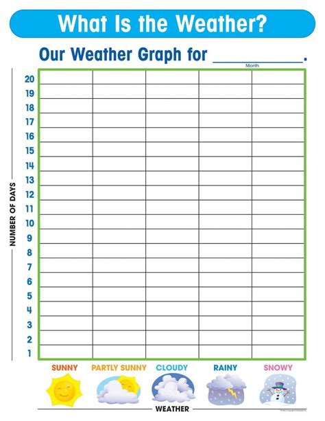 Printable Weather Recording Chart Weather Tracking Worksheet - Weather Tracking Worksheet