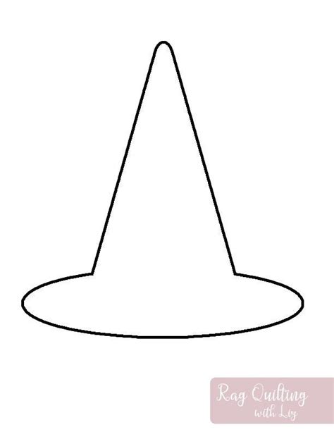 Printable Witch Hat Template Witch Hat Cut Out Template - Witch Hat Cut Out Template
