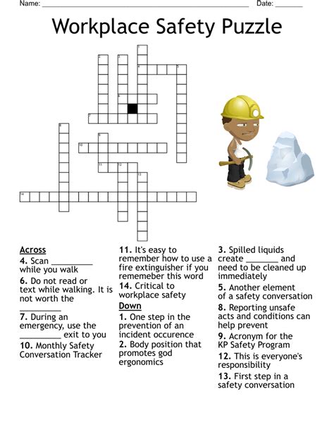 Printable Workplace Safety Games For Adults