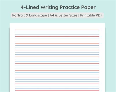 Full Download Printable Lined Writing Paper 