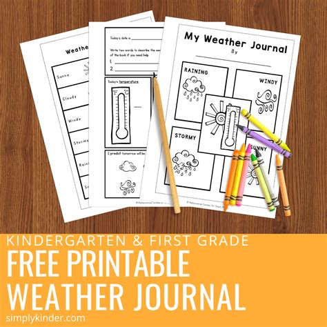 Full Download Printable Weather Journal 