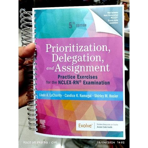 prioritization delegation and assignment 5th edition