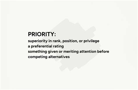 priority meaning