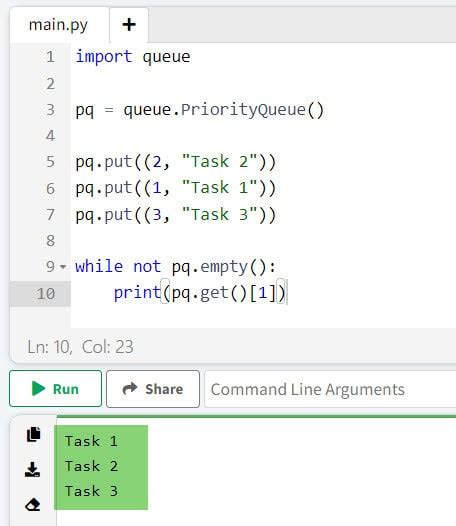 Priority Queue Python