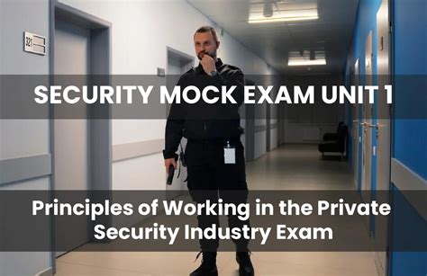Private Security Industry Test Practise