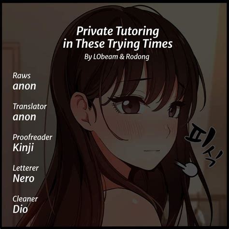 Private Tutoring In These Trying Times