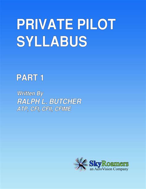 Read Private Pilot Flight Training Syllabus 