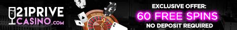 prive casino 60 free spins egjo luxembourg