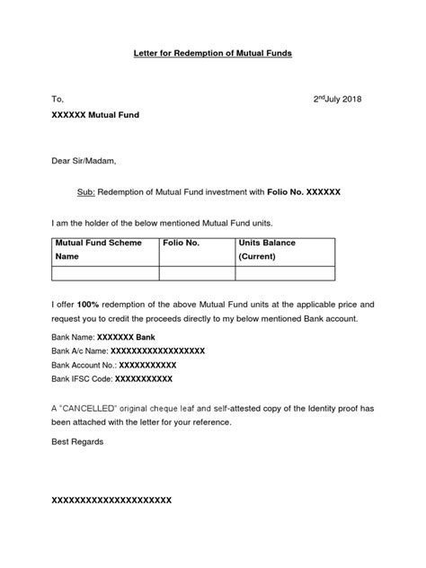 Prize Redemption Letter Sample