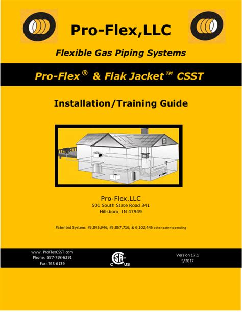 Pro Flex Csst Installation Manual