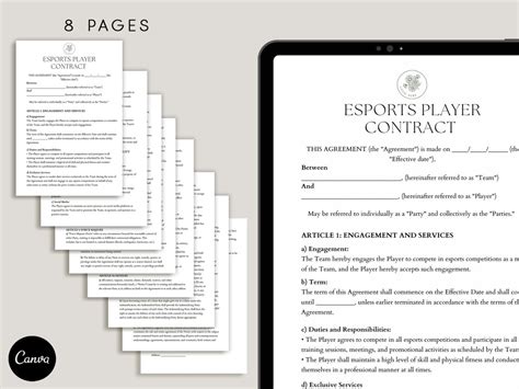 Pro Gamer Contract