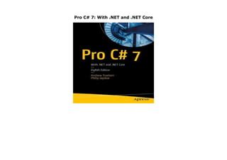 Download Pro C 7 With Net And Net Core 