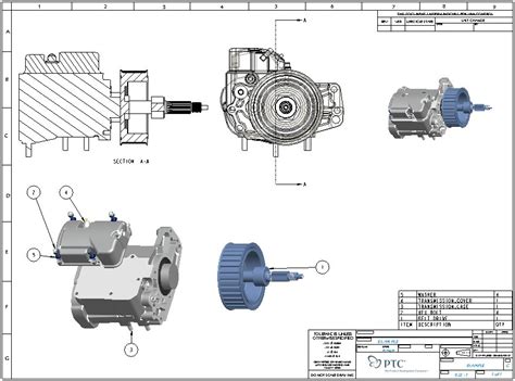 Read Pro Engineer Drawing Model 