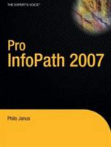Read Pro Infopath 2007 Experts Voice 