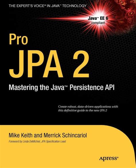 Read Pro Jpa 2 Mastering The Java Persistence Api Experts Voice In Java Technology By Keith Mike 2009 Paperback 