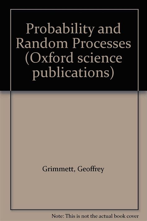 Probability And Random Processes Grimmett Solutions Manual