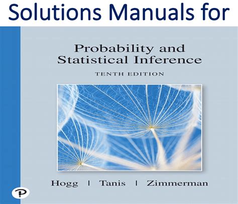 Probability And Statistical Inference Solutions Pdf
