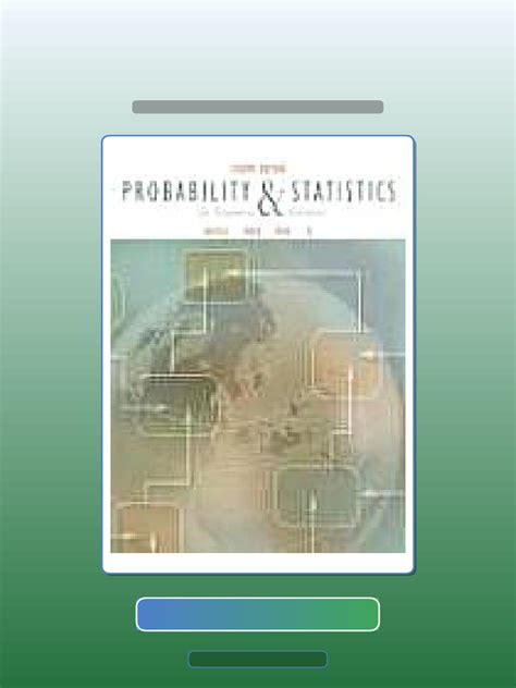 Probability And Statistics 8th Edition