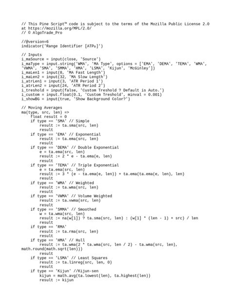 Probability Length In Pinescript Version