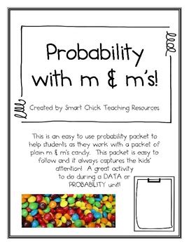 Probability M Amp Ms Lesson Plans Amp Worksheets M M Probability Worksheet - M&m Probability Worksheet