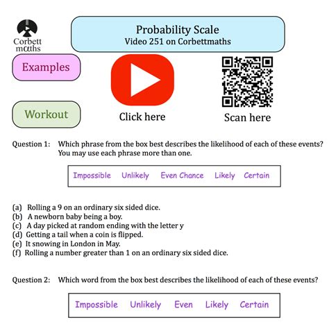 Probability Practice Questions Corbettmaths Probability Of Numbers Worksheet Answers - Probability Of Numbers Worksheet Answers