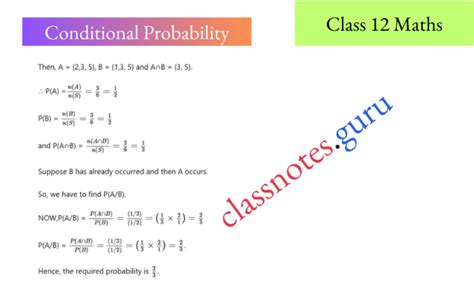 Probability Solution Class 12