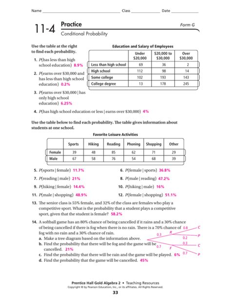 Probability Worksheet With Answers Probability Of Numbers Worksheet - Probability Of Numbers Worksheet