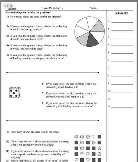 Probability Worksheets Free Distance Learning Worksheets And More Probablily Worksheet 2nd Grade - Probablily Worksheet 2nd Grade