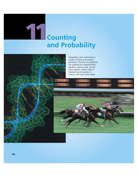 Read Online Probability And Counting W Cengage 