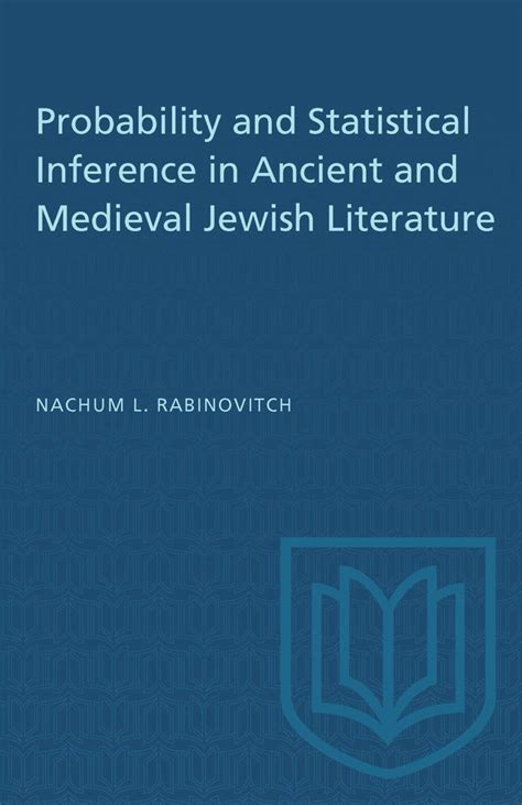 Read Online Probability And Statistical Inference In Ancient And Medieval Jewish Literature 