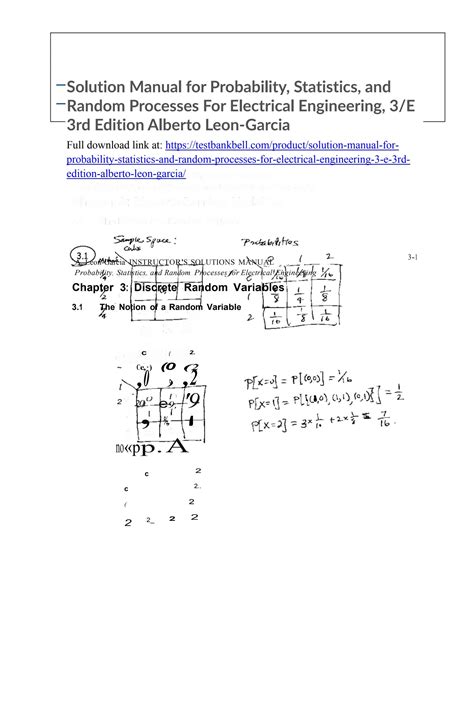 Read Probability And Statistics For Electrical Engineering Solution 