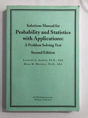 Download Probability And Statistics With Applications Solutions Manual 