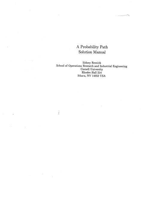 Read Online Probability Path Solution Manual 