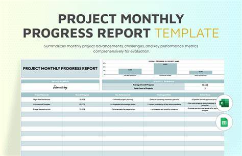problem management monthly progress report template
