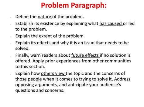 Problem Solution Paragraph Examples For Kids