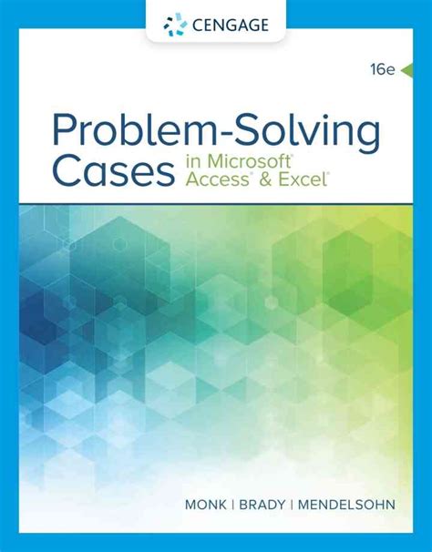 Problem Solving Cases In Microsoft Access Tm And Excel