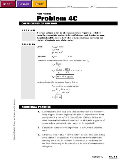 Full Download Problem 4C Pdf 
