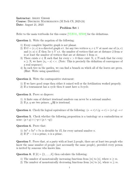 Read Online Problem Set 1 Uta 