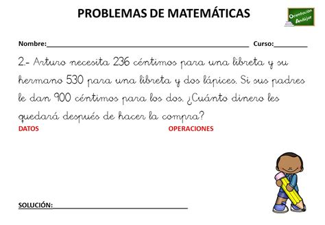 Problemas de matemáticas de 3º de primaria: ejemplos y soluciones