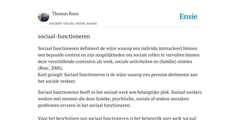 problemen met sociaal functioneren