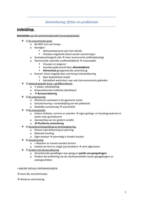 problemen samenleving