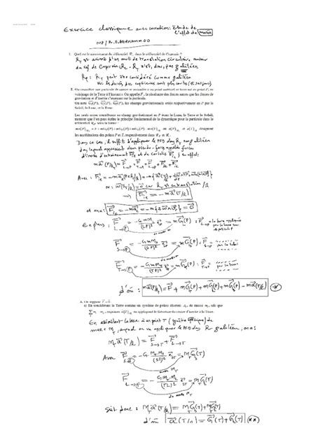 Problemes Corriga C S De Mathematiques Posa C S A