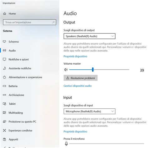 problemi al microfono