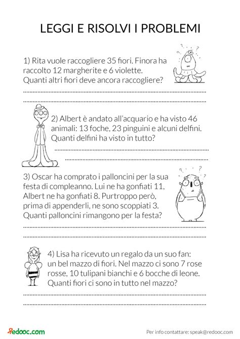 Problemi Per Seconda Elementare