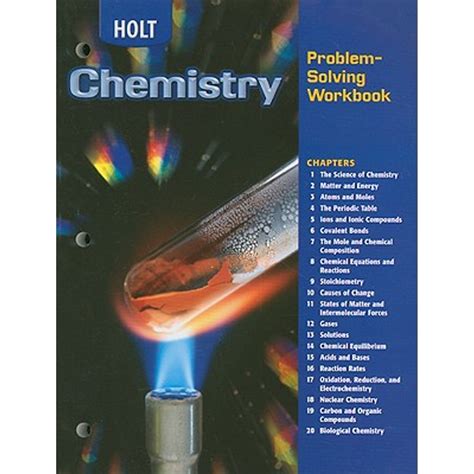 Problems Solving Holt Chemistry Answers Pg 167