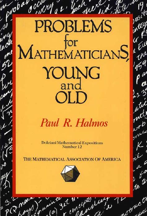 Full Download Problems For Mathematicians Young And Old 