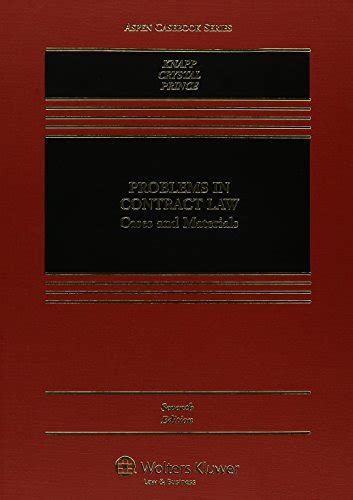 Read Problems In Contract Law Cases And Materials Seventh Edition Aspen Casebook 